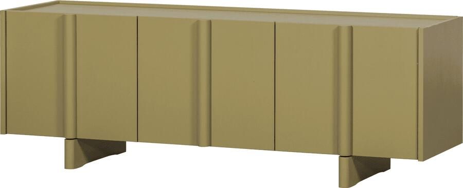 WOOOD | Basu tv meubel 152cm grenen moss | Woonkamer meubels | Tv-dressoir | Tv-meubel