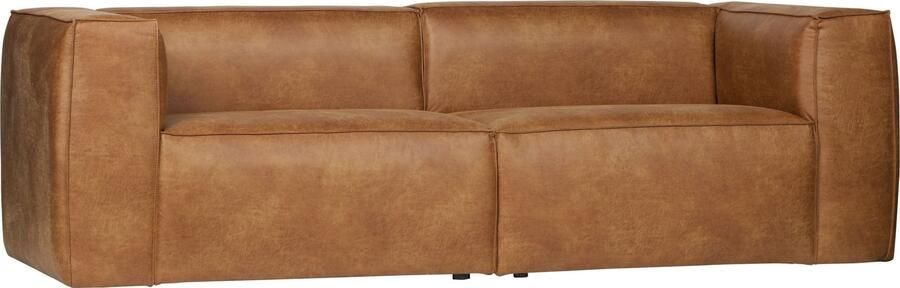 WOOOD | Bean 3 5-zitsbank Cognac | Zitmeubels woonkamer | 3 5-zitsbank