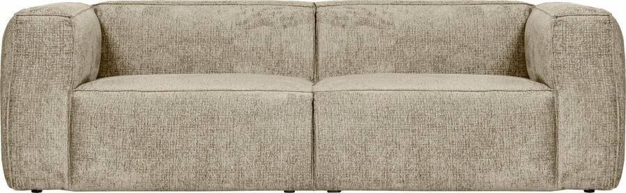 WOOOD | Bean 3.5-zitsbank Structure Velvet Buttermilk | Zitmeubels woonkamer | 3 5-zitsbank