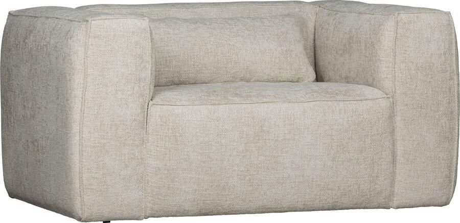 WOOOD | Bean Fauteuil Grove Melange Stof Naturel | Zitmeubels woonkamer | Fauteuil - Foto 4