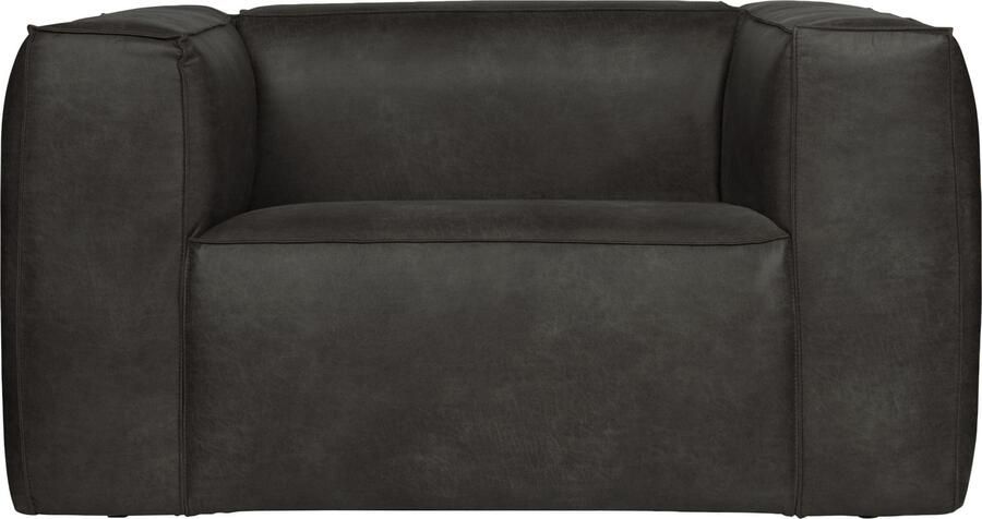 WOOOD | Bean Fauteuil Zwart | Zitmeubels woonkamer | Fauteuil