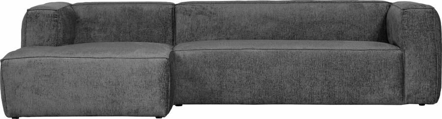 WOOOD | Bean Hoekbank Links Structure Velvet Cloud Sky | Zitmeubels woonkamer | HoekbankModulaire banken