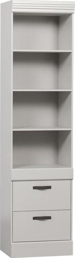 WOOOD | Bold boekenkast grenen sneeuwwit | Woonkamer meubels | BoekenkastKast - Foto 2