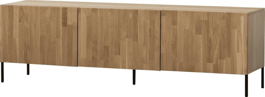 WOOOD | Bono gravure tv meubel eiken naturel | Woonkamer meubels | Tv-dressoir | Tv-meubel - Foto 2