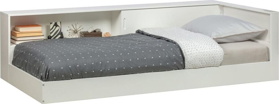 WOOOD | Connect Hoekbed Grenen Wit | Slaapkamer meubels | Ledikant - Foto 5