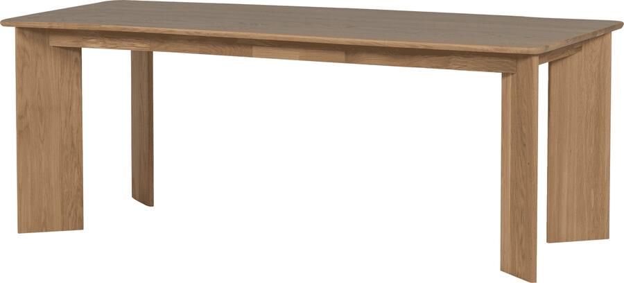 WOOOD | Eettafel afgerond dl 180x100cm transparant | Eettafels | Eettafel