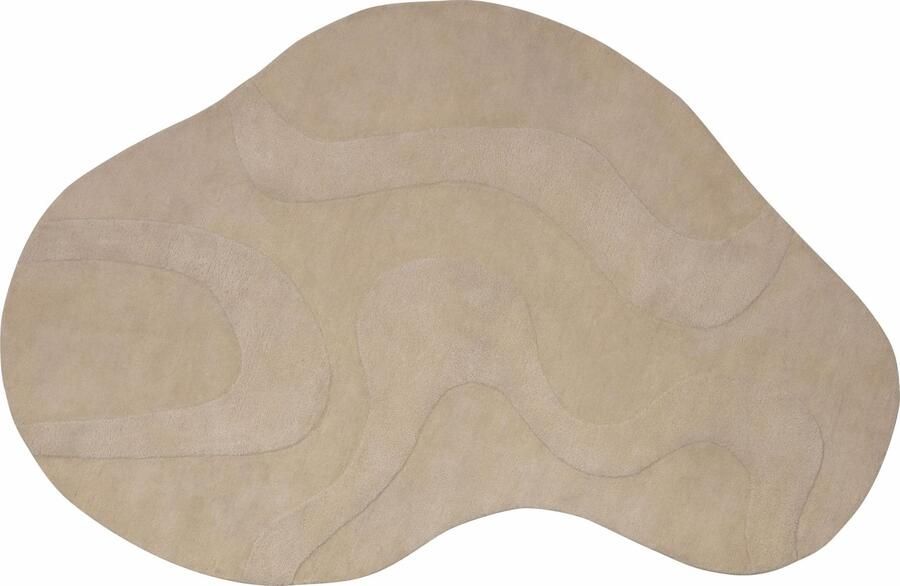 WOOOD Exclusive | Alya Vloerkleed Organisch Milk 170x240cm | Woonaccessoires | Vloerkleed - Foto 2