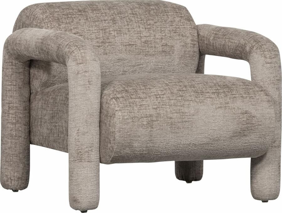 WOOOD Exclusive | Lenny Fauteuil Grove Textuur Zand | Zitmeubels woonkamer | Fauteuil - Foto 5