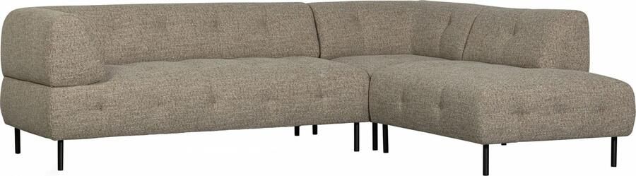 WOOOD Exclusive | Lloyd Hoekbank Rechts Grof Geweven Bruin Melange | Zitmeubels woonkamer | HoekbankModulaire banken - Foto 2