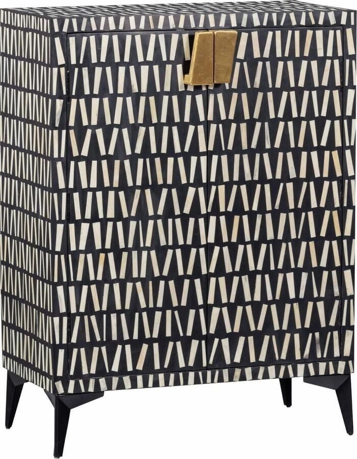 WOOOD Highboard Menne midi-kast met metalen handgrepen Kast in stijlvol ontwerp H 108 cm x B 81 cm