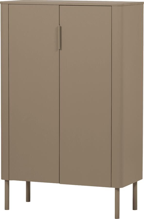 WOOOD | Gunnar 2-deurs kast grenen mud | Woonkamer meubels | Wandkast