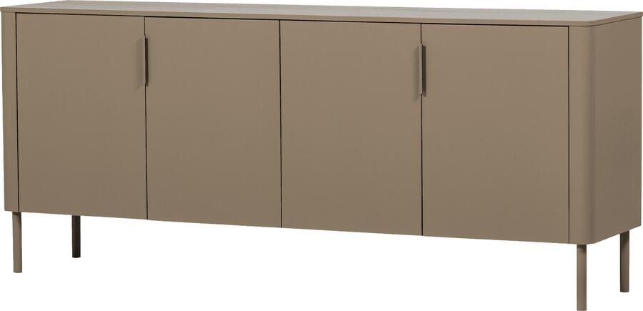 WOOOD | Gunnar dressoir 200cm grenen mud | Woonkamer meubels | Dressoir