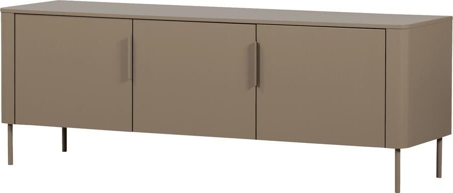 WOOOD | Gunnar tv meubel 154cm grenen mud | Woonkamer meubels | Tv-dressoir | Tv-meubel