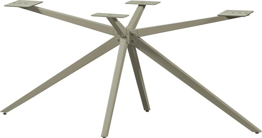 WOOOD | Holland kruispoot xl metaal dakargrau | Eettafels | Tafelpoot