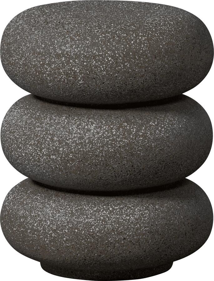 WOOOD | Laurel bijzettafel met spikkels zwart | Woonkamertafels | Bijzettafel