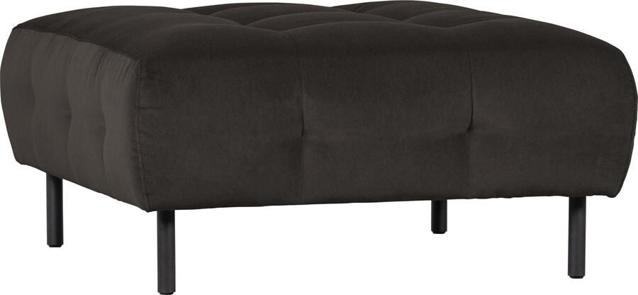 WOOOD | Lloyd Hocker Gewassen Fluweel Cast Iron | Zitmeubels woonkamer | Hocker