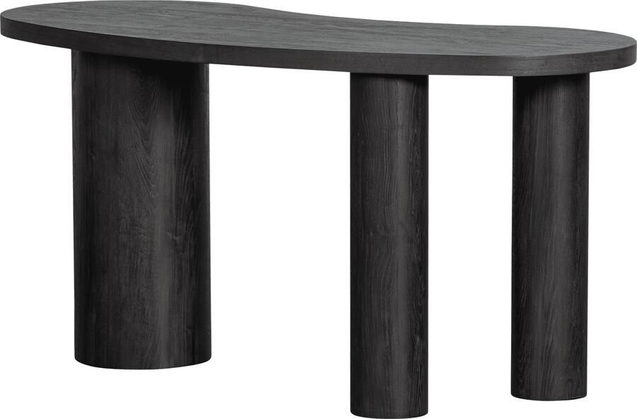 WOOOD | Maan organisch sidetable bureau mdf donkerbruin | Woonkamertafels | Bureau - Foto 2