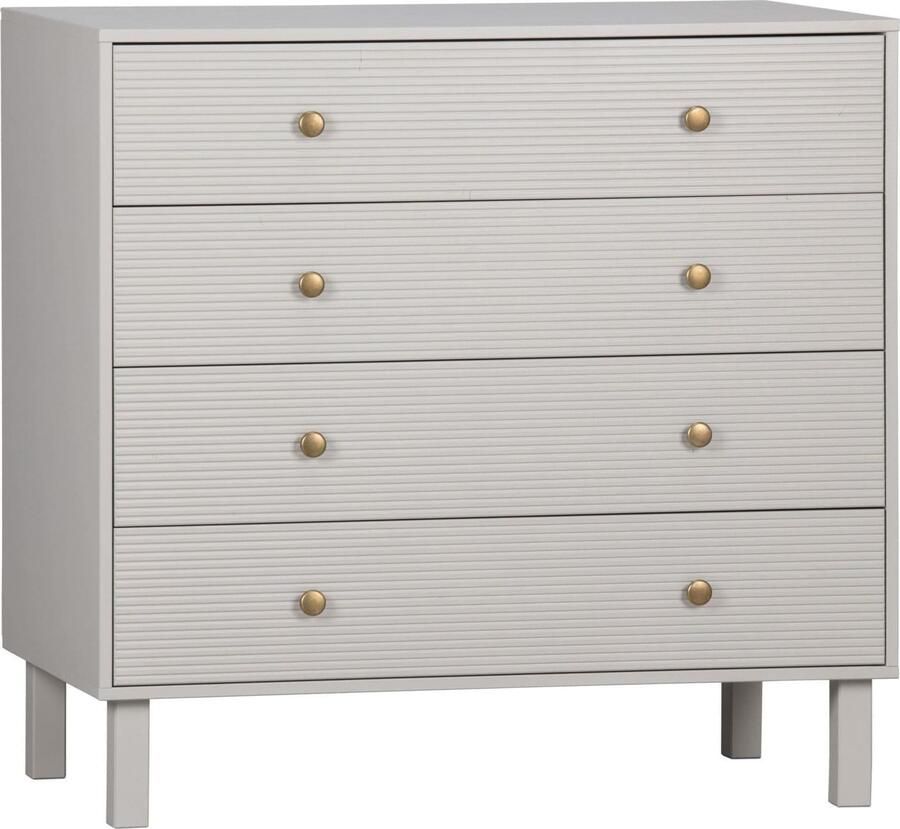 WOOOD | Madu Ladenkast Grenen Wolkengrijs | Woonkamer meubels | KastLadekast - Foto 10