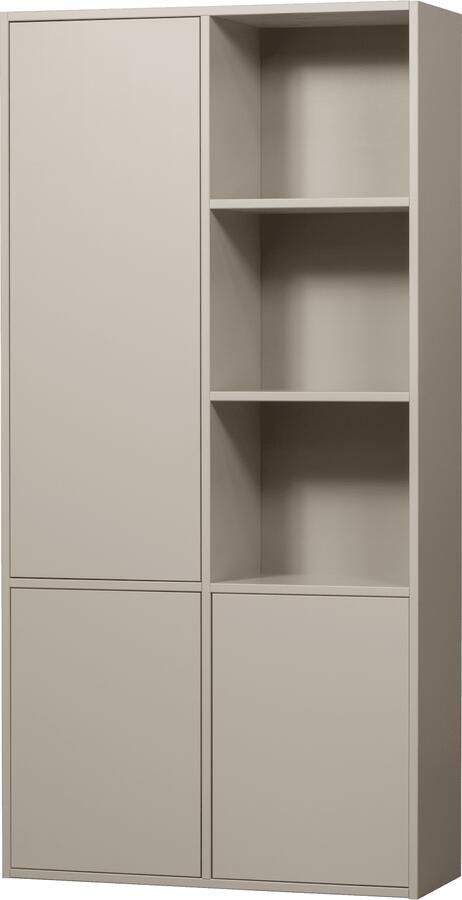 WOOOD | Meggy opbergkast rechts 108cm grenen dust | Woonkamer meubels | Bergkast | Kast