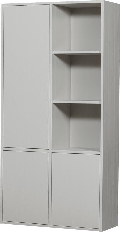 WOOOD | Merel opbergkast grenen dust | Woonkamer meubels | Bergkast | Kast - Foto 3