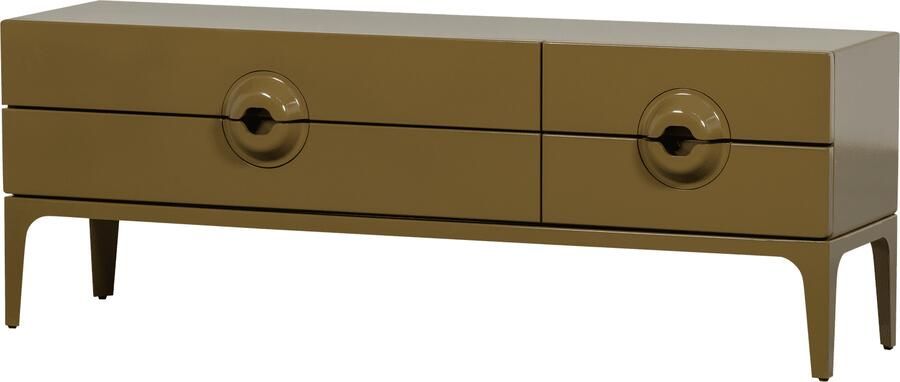 WOOOD | Merge tv meubel hout honinggeel | Woonkamer meubels | Tv-dressoir | Tv-meubel