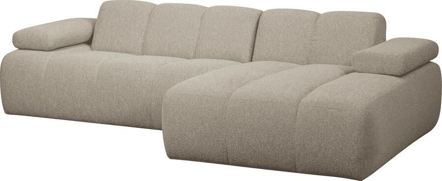 WOOOD | Mojo chaise longue rechts boucle beige melange | Zitmeubels woonkamer | HoekbankModulaire banken - Foto 2