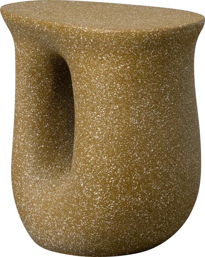 WOOOD | Moson bijzettafel met spikkels groen | Woonkamertafels | Bijzettafel