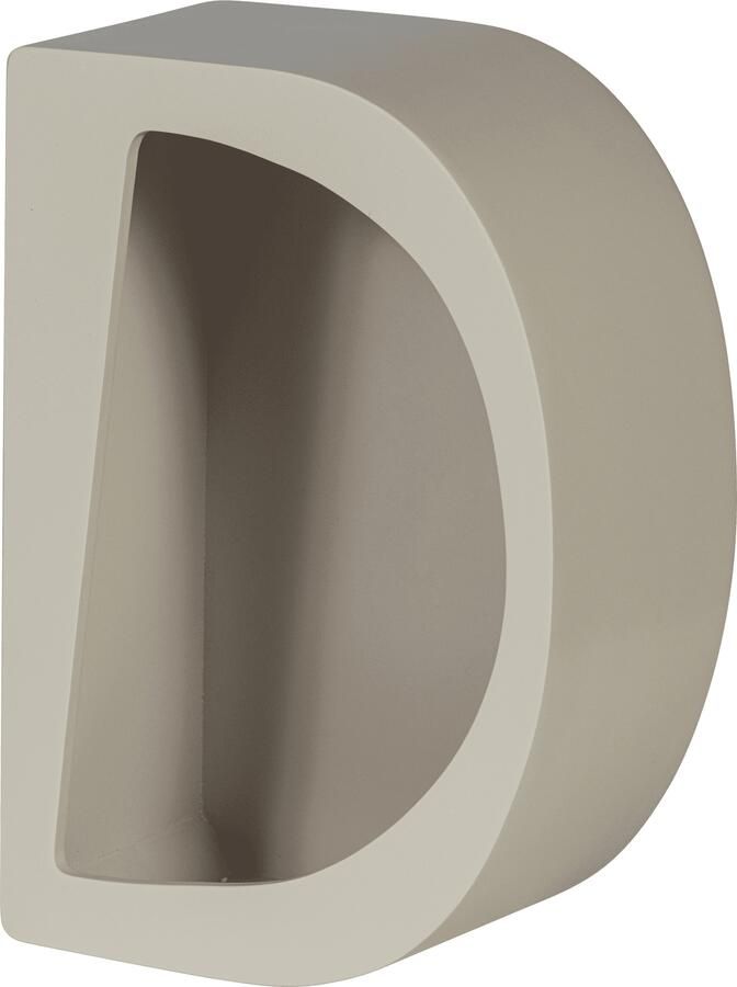 WOOOD | Noam wanddeco halfrond hout dust 15x35x24cm | Woonaccessoires | Wanddecoratie