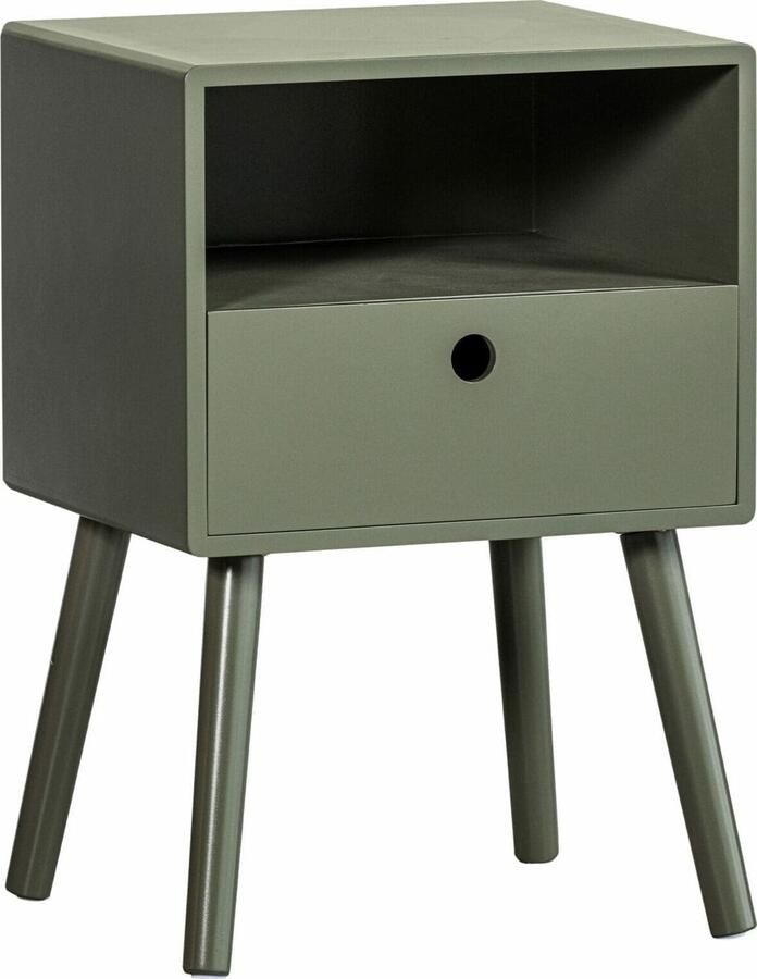 WOOOD Nachtkastje Vienna inclusief eenvoudige wandbevestiging h 53 cm x b 36 cm