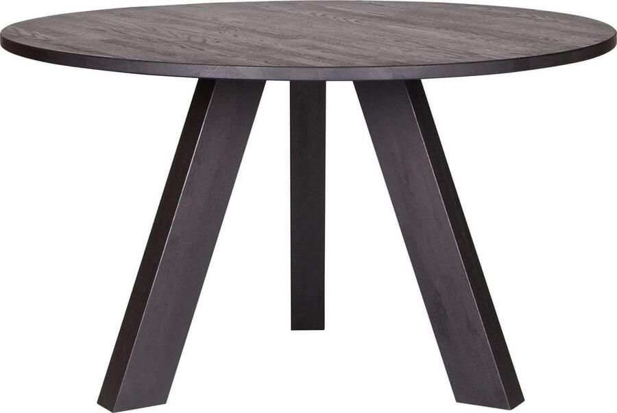 WOOOD | Rhonda Eettafel -Ø129 Blacknight | Eettafels | Eettafel - Foto 3