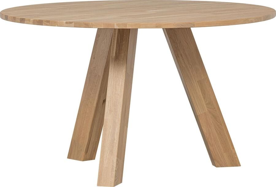 WOOOD | Rhonda EettafelØ129cm Eiken Naturel | Eettafels | Eettafel - Foto 3
