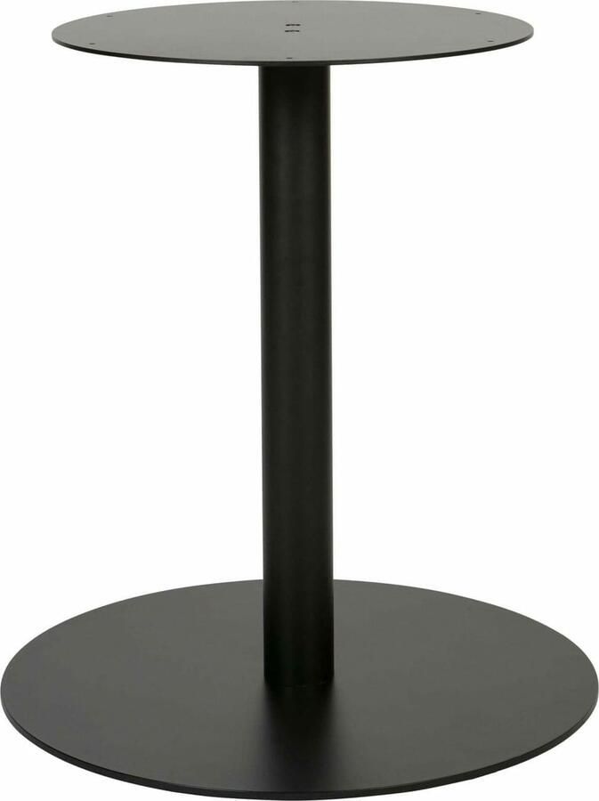 WOOOD | Ronde Poot Eettafel Metaal Zwart | Eettafels | Tafelpoot