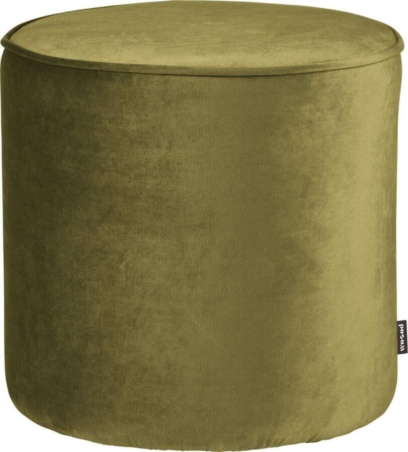 WOOOD | Sara Poef Hoog Army 46xØ46 | Woonaccessoires | Poef