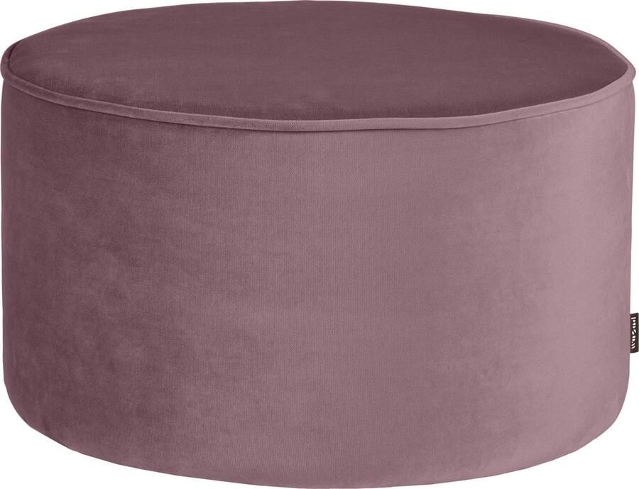 WOOOD | Sara Poef Laag Warm Lila 36xØ60 | Woonaccessoires | Poef - Foto 1