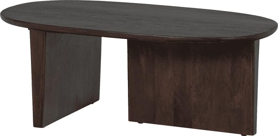 WOOOD | Seam salontafel mango hout donkerbruin | Woonkamertafels | Salontafel