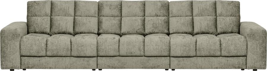 WOOOD | Second date 3-zitsbank structure velvet frost | Zitmeubels woonkamer | 3-zitsbank