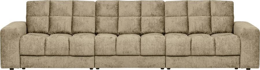 WOOOD | Second date 3-zitsbank structure velvet wheatfield | Zitmeubels woonkamer | 3-zitsbank