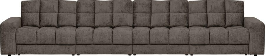 WOOOD | Second date 4-zitsbank structure velvet mountain | Zitmeubels woonkamer | 4-zitsbank