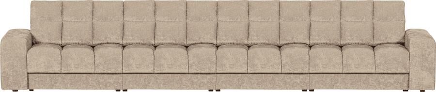 WOOOD | Second date 4-zitsbank vintage nougat | Zitmeubels woonkamer | 4-zitsbank