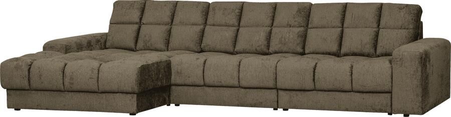 WOOOD | Second date chaise longue links structure velvet bonsai | Zitmeubels woonkamer | HoekbankModulaire banken