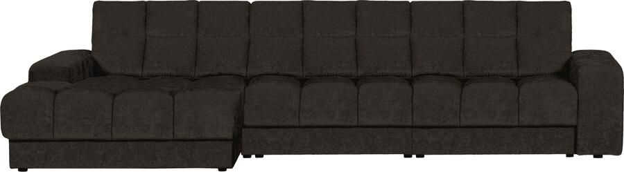 WOOOD | Second date chaise longue links vintage antraciet | Zitmeubels woonkamer | HoekbankModulaire banken