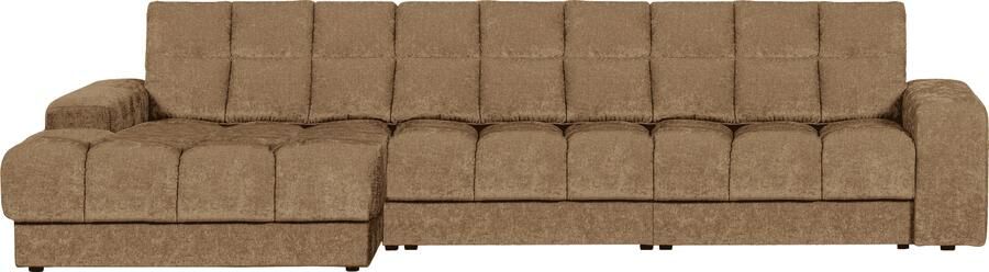 WOOOD | Second date chaise longue links vintage zand | Zitmeubels woonkamer | HoekbankModulaire banken