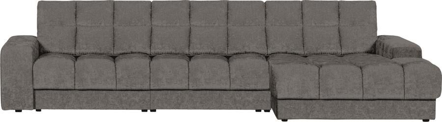 WOOOD | Second date chaise longue rechts vintage mouse | Zitmeubels woonkamer | HoekbankModulaire banken