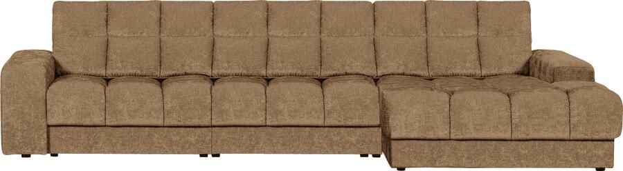 WOOOD | Second date chaise longue rechts vintage zand | Zitmeubels woonkamer | HoekbankModulaire banken