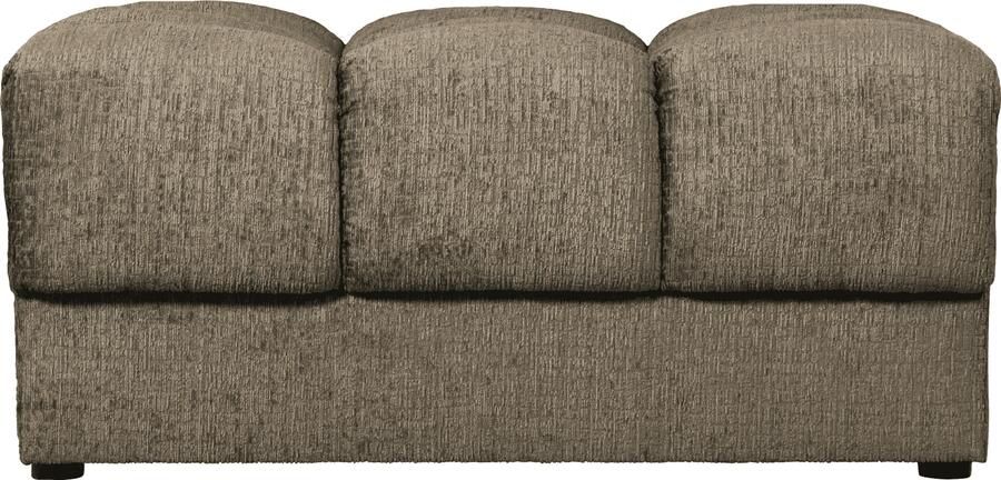 WOOOD | Second date hocker structure velvet bonsai | Zitmeubels woonkamer | Hocker