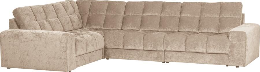 WOOOD | Second date hoekbank links vintage nougat | Zitmeubels woonkamer | HoekbankModulaire banken