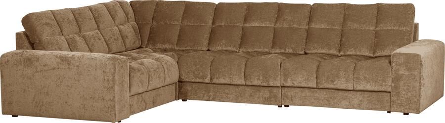 WOOOD | Second date hoekbank links vintage zand | Zitmeubels woonkamer | HoekbankModulaire banken