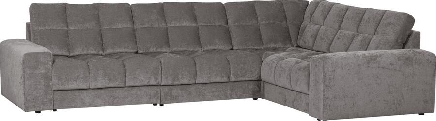 WOOOD | Second date hoekbank rechts vintage mouse | Zitmeubels woonkamer | HoekbankModulaire banken