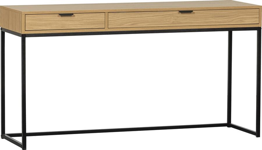 WOOOD | Silas bureau eiken melamine | Woonkamertafels | Bureau - Foto 4
