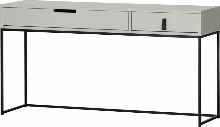 WOOOD | Silas Sidetable Geborsteld Grenen Dust | Woonkamertafels | Wandtafel - Foto 8